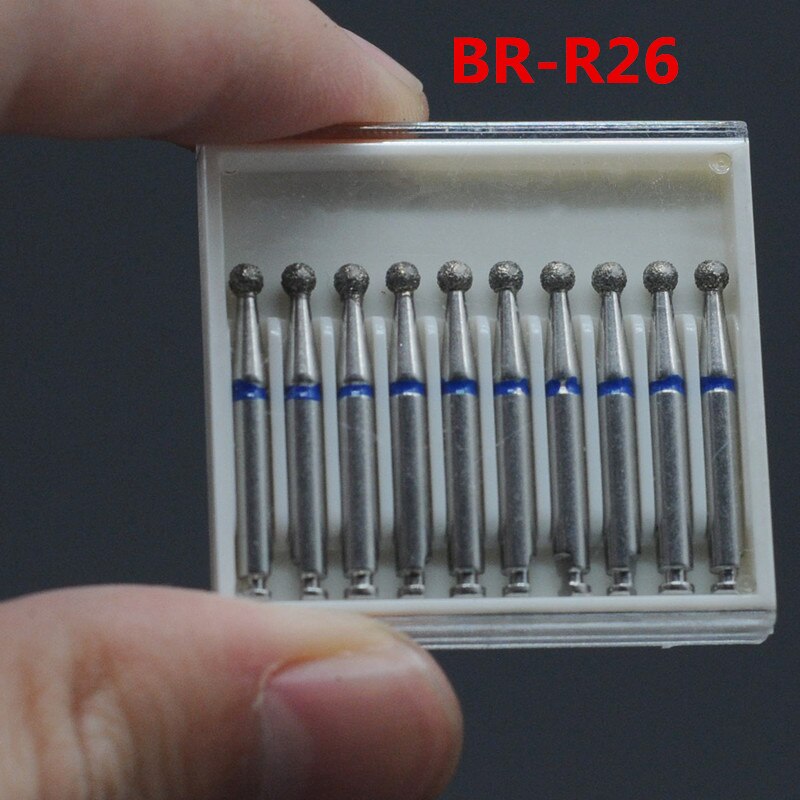 Zahnmedizin Diamant Bohrer 10x Niedriger Geschwindigkeit Für RA 2,35mm Schaft Handstück Polierer Für Zahnarzt Labor: R26