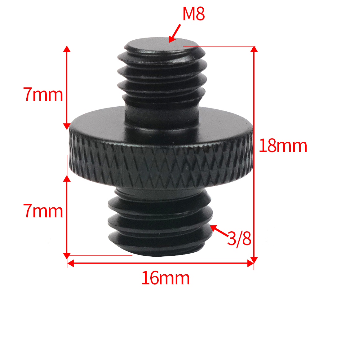 BGNing 1/4" to 3/8" 5/8" to 3/8" Male to Female Thread Screw Mount Adapter Tripod Plate Screw Plate Screw Mount for SLR Camera: TypeC