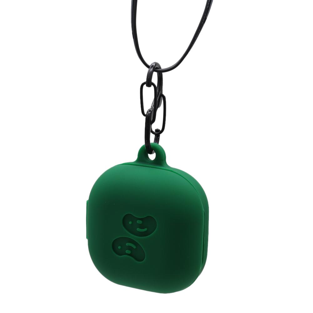 Siliconen hoesje voor galaxy buds live koptelefoonhoesje bluetooth koptelefoonhoesje headset beschermhoesje met haakje