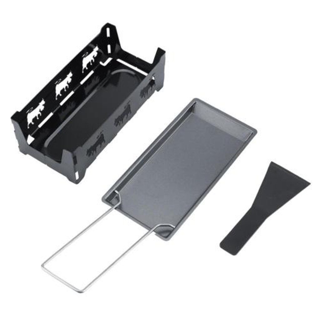 Cheese Grill Frying Pan Non-Stick Pan BBQ Stainless Steel Stove Baking Pan 3PC Candle Set Kitchen Cookware #YL5: Default Title