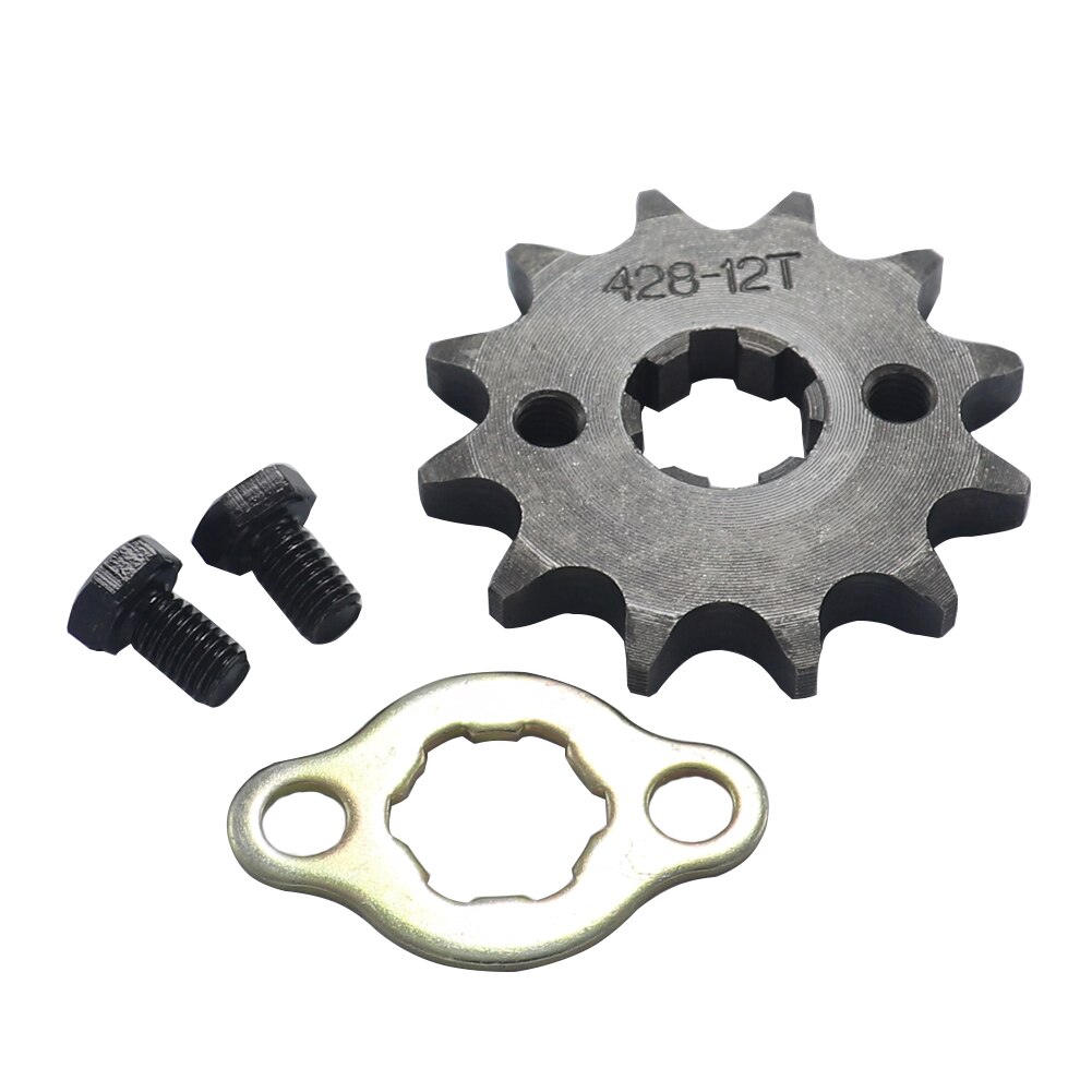 428# 17mm 10T-19T Front Engine Sprocket For KAYO BSE SSR SDG Dirt Pit Bike ATV Quad Go Kart Moped Buggy Scooter Motorcycle