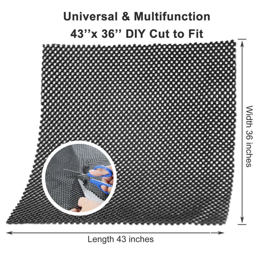 1PC Protective Universal Black Anti-Slip Car Roof Cargo Carrier Mat for Roof Bag Home Garage