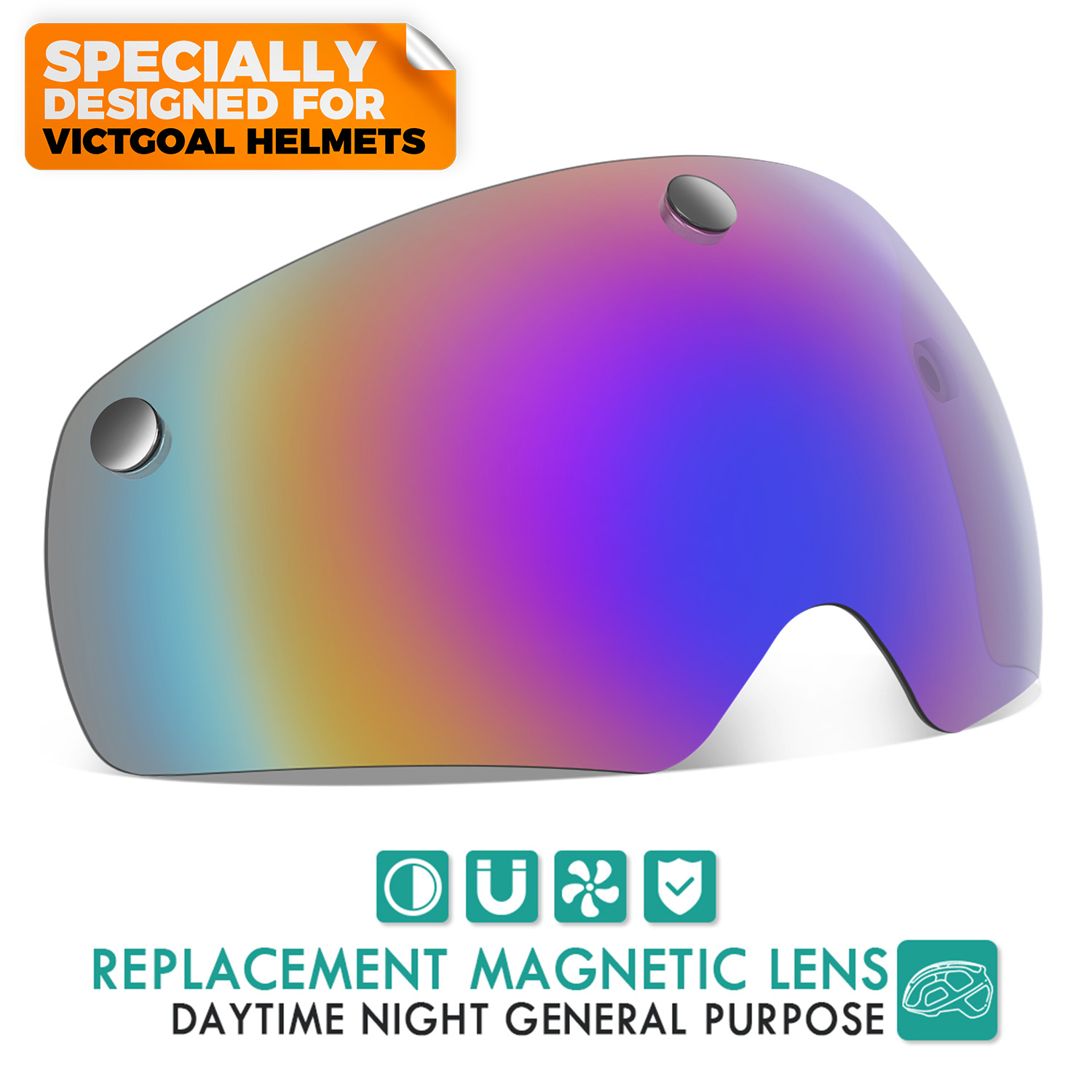 VICTGOAL Bike Helmet Photochromic Lens Magnetic Lenses for Men Bicycle Goggles Sports Sunproof Glasses MTB Cycling Accessories: Chocolate
