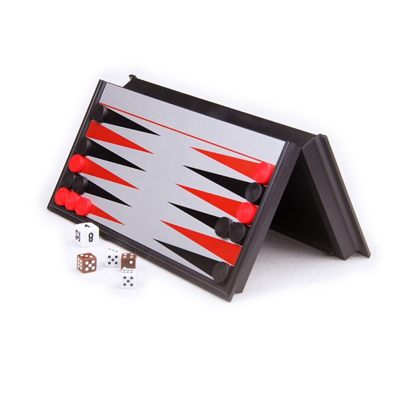 Backgammon magnetico pieghevole Backgammon gioco di intrattenimento per bambini scacchi