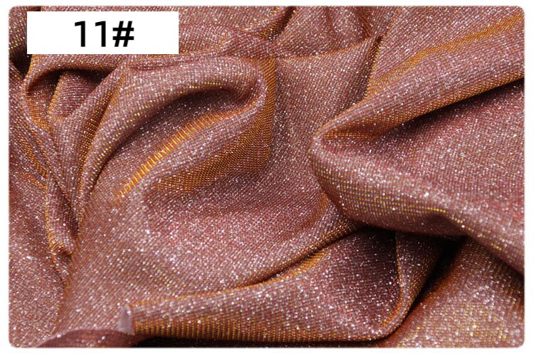 1/3/5/10m Tela de vestido de novia iridiscente con purpurina, tela holográfica brillante, tela brillante, tela de Cosplay para ropa de baile: S / YELLOW