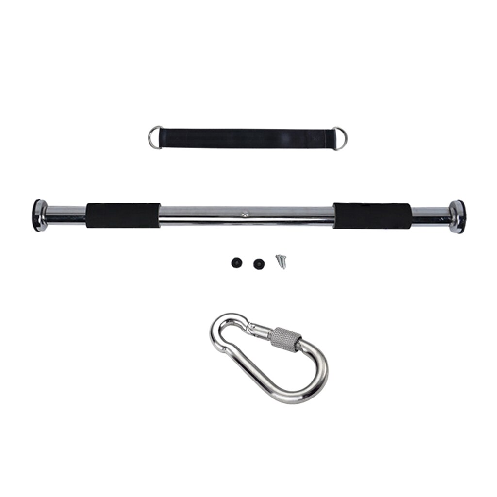 Door Frame Horizontal Bar+Snap Hook+Hanging Strap Set Indoor Swing Hanging