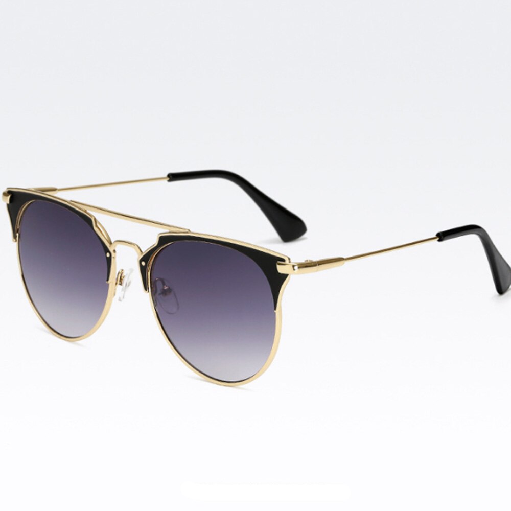 Classic Mirrored Reflective Sunglasses Women Lens Alloy Sunglasses female Eyewear Frame Driver Goggles Car Accessories