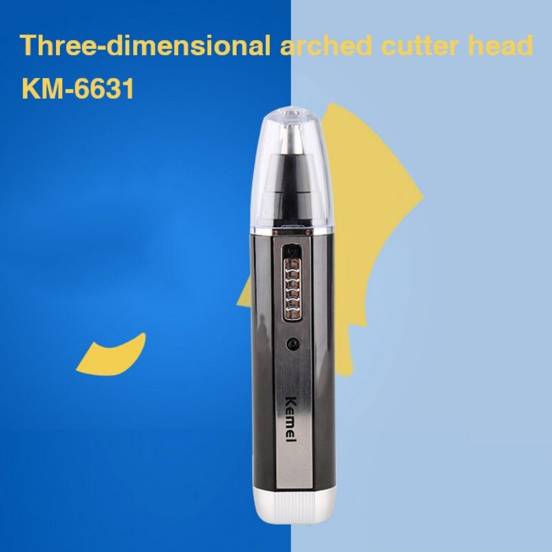 Tondeuse à sourcils Rechargeable sans fil 3 en 1 pour hommes, rasoir pour le nez, les oreilles, le visage et les sourcils, US