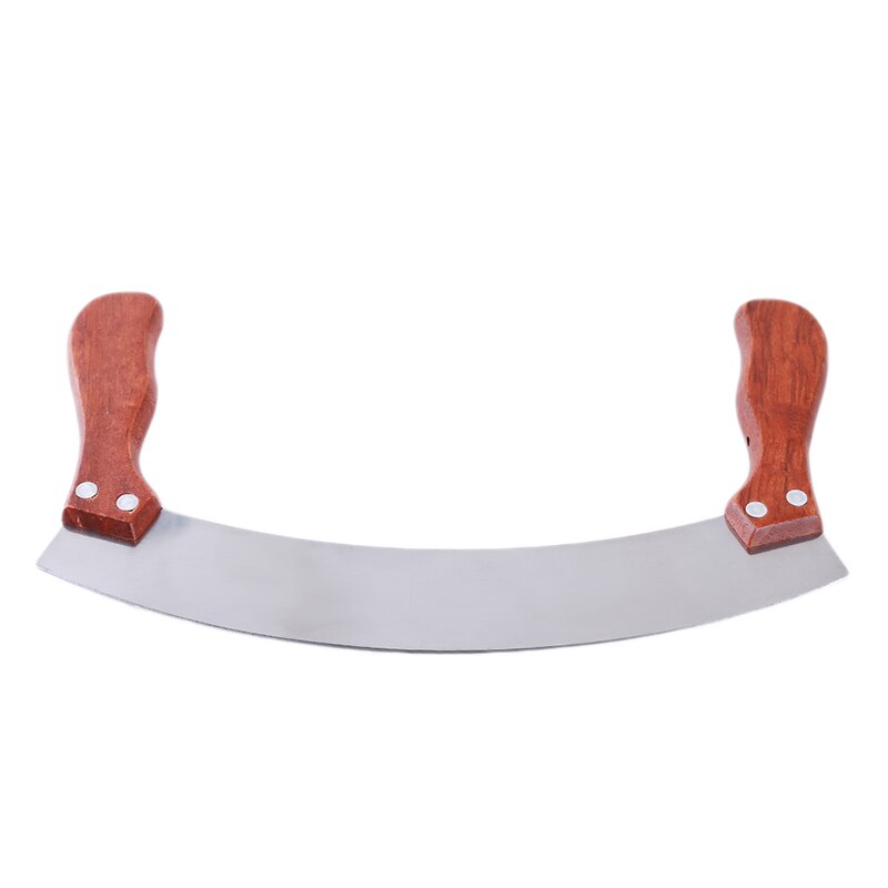Vegetable Pizza Herb Mezzaluna Cutter Slicer Chopper Blade Cutting Chopping Tool Baking Tool Patisserie Accessoire