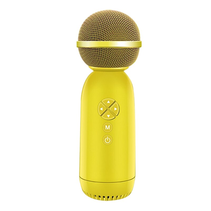 Draadloze Microfoon 5 In 1 Opname Zingen Microfoon Kinderen Volwassen Karaoke Microfoon: WHITE
