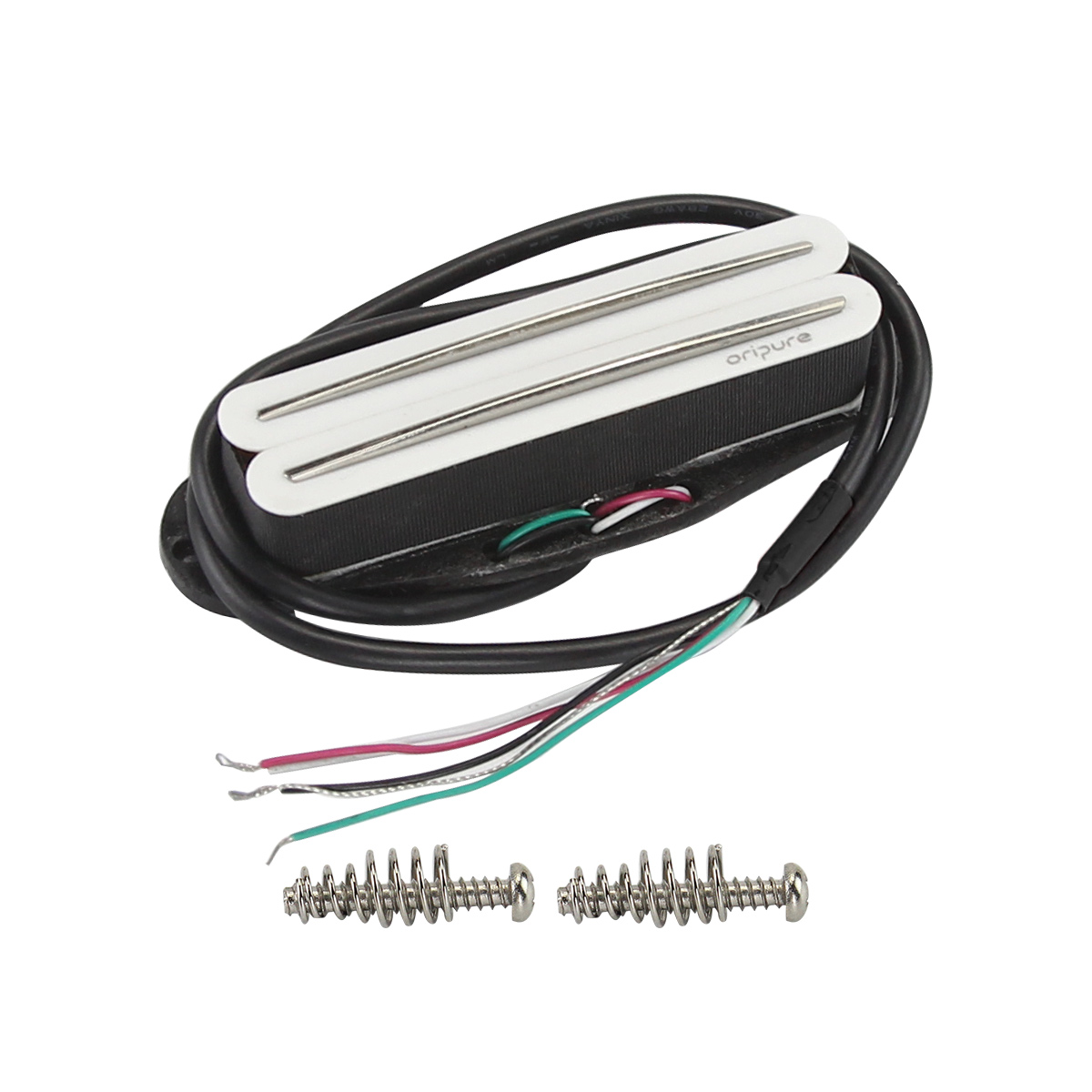 OriPure PB5 Alnico 5 Dual Rails Humbucker Guitar Pickup for ST Guitar: Yellow