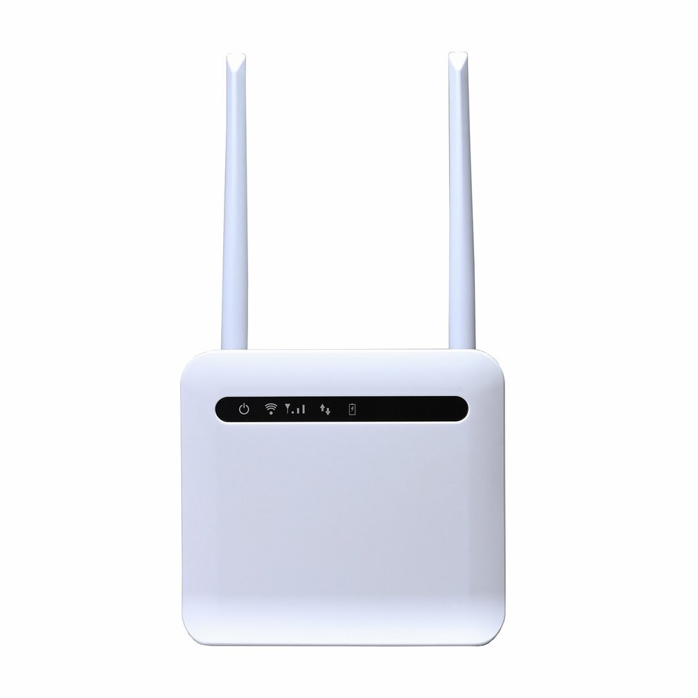 4G Wireless WIFI Router Vertical Full Netcom High-speed Industrial Wall Safety Portable Wireless Router: EU plug