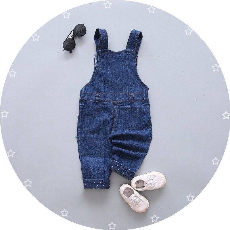 Baby Kleidung Herbst Kinder Overalls kinder Jungen Und Mädchen Tasche Zwei Bär Strap Nette Hosen Baby Casual Denim Casual hosenträger