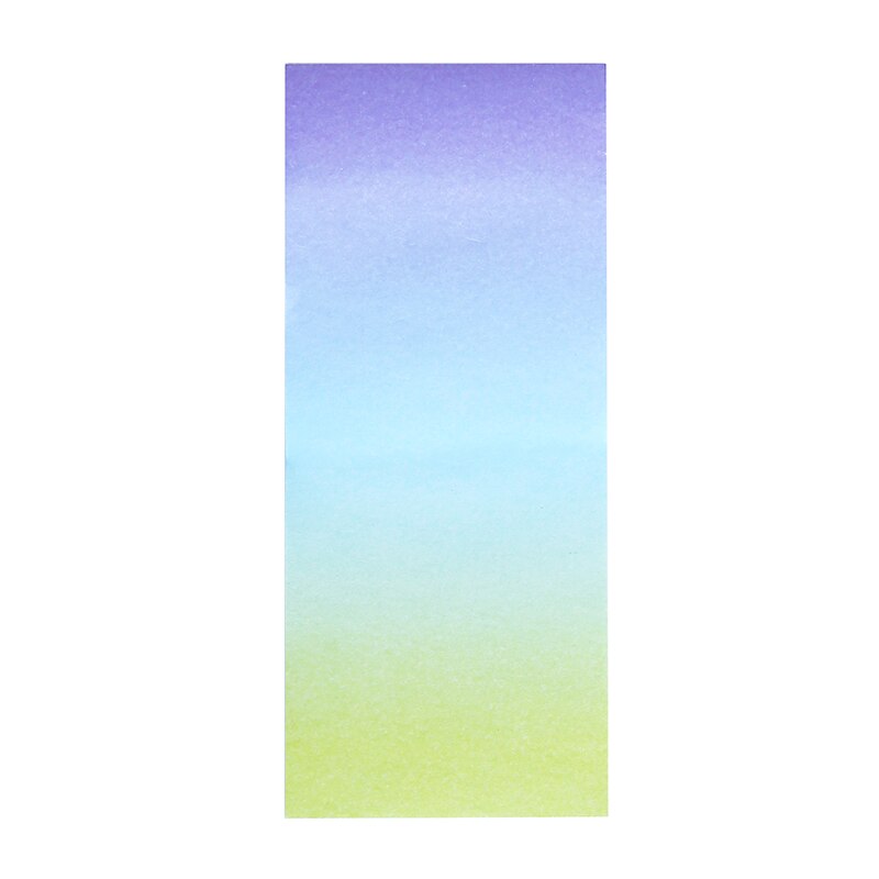 Gradient Color Sticky Notes Long Strip Notepaper Message Sticker Tearable Large Note Paper Office Student Stationery: Color No. 6