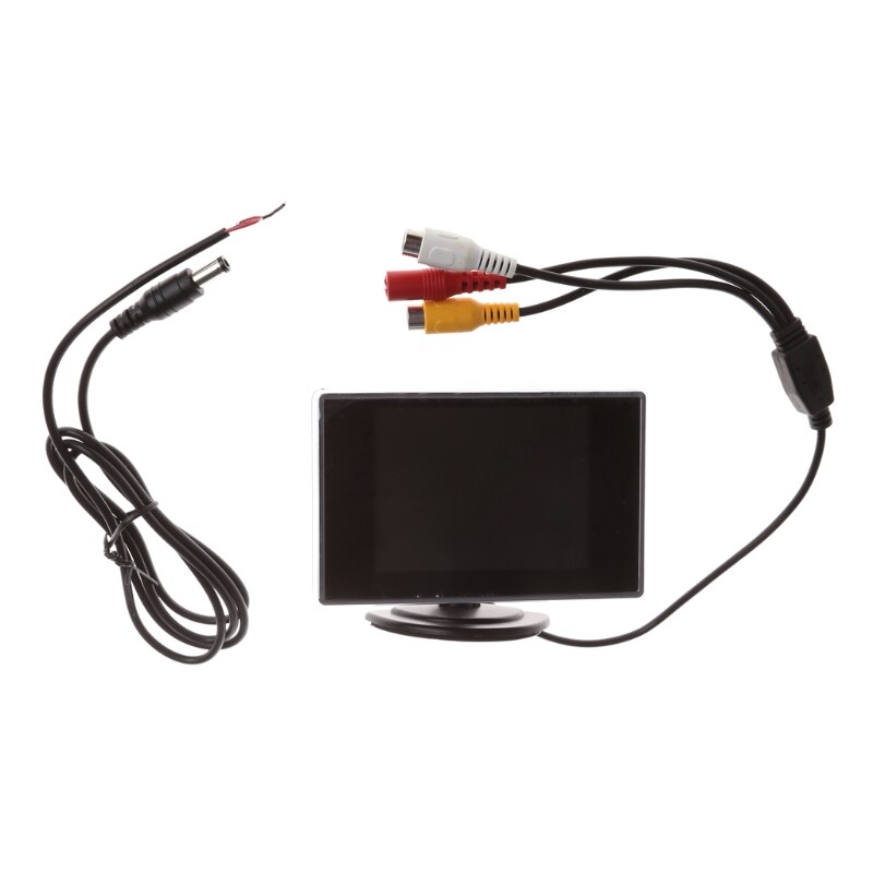 3.5 "mini tft lcd farve skærm skærm dvd vcd til bil bagfra backup kamera