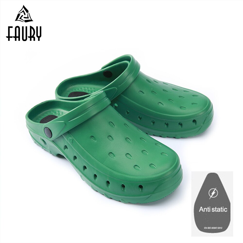 Médico zapatos Unisex Doctor de zapatos para quirófano Anti-estática clínica Dental obstruir laboratorio limpio habitación de trabajo protectora zapatillas