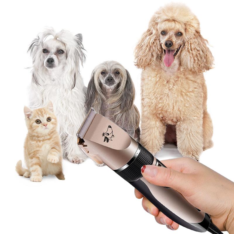 Huisdier Elektrische Tondeuse Oplaadbare Low-Noise Usb Kappers Set Hond Scheren Elektrische Kat Hond Haar Trimmer Grooming Cutter