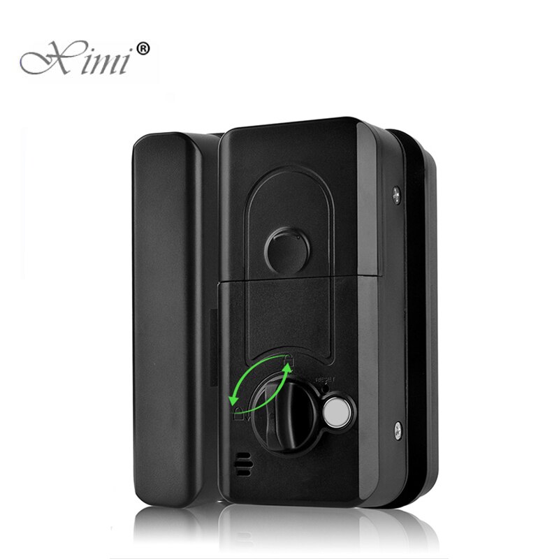Frameless Glass Door Lock Office Glass Door Password Lock Single&Double Door Smart Card Key Door Lock XM-R1