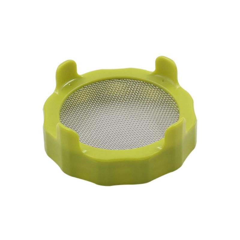 Mason Jar Sprouting Lid Wide Mouth Plastic Mason Cup Large Mason Bottle Type Stainless Steel Split Sprouting Lid Germination Lid: 08