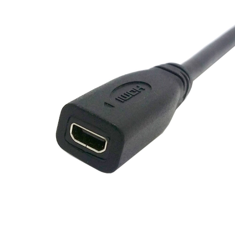 Cablecc 20cm Micro HDMI socket Female to HDMI Male adapter Cable for Tablet & Cell Phone