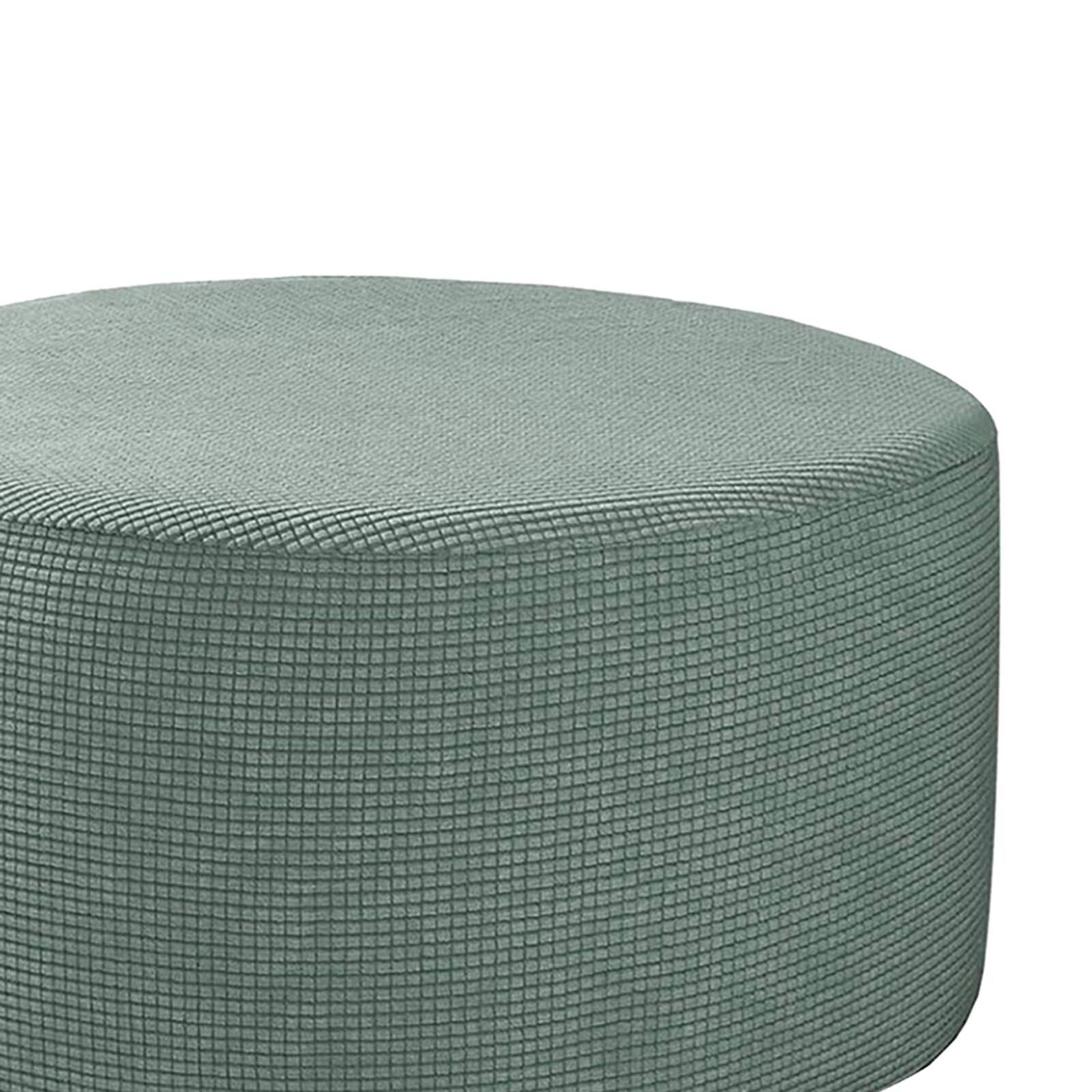 Ottoman Slipcovers Round Ottoman Footstool Cover Removable Machine Washable