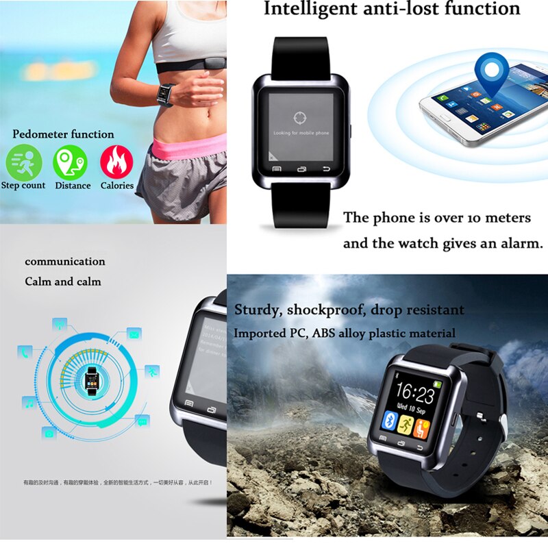 Reloj Digital inteligente para hombres relojes de teléfono Bluetooth compatible con llamadas manos libres cronómetro podómetro reloj deportivo para IOS Android