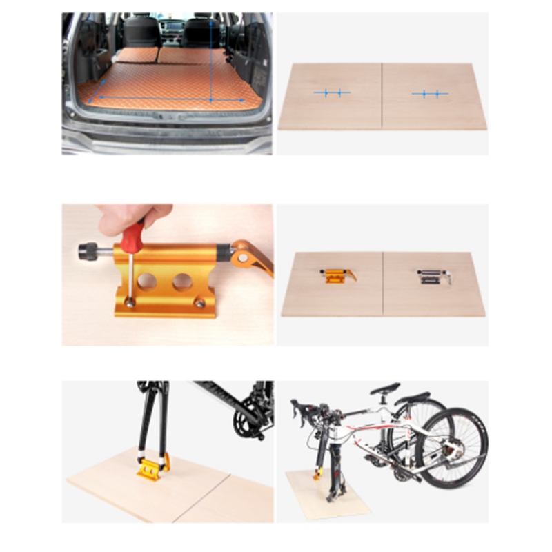 Abzb-Bike Vork Mount Fiets Truck Bed Dak Fietsenrek Fiets Vork Mount Blok Truck Mount Voor Mtb Road fiets