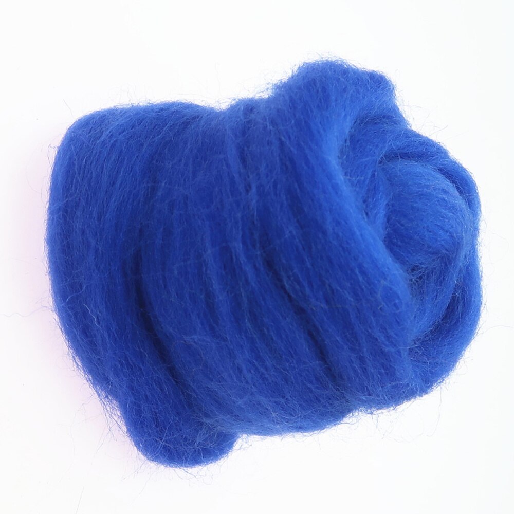 40 Colors 5g Soft DIY Craft Materials Wool Fibre Wool Roving for Trimming DIY Needle Felting Hand Spinning