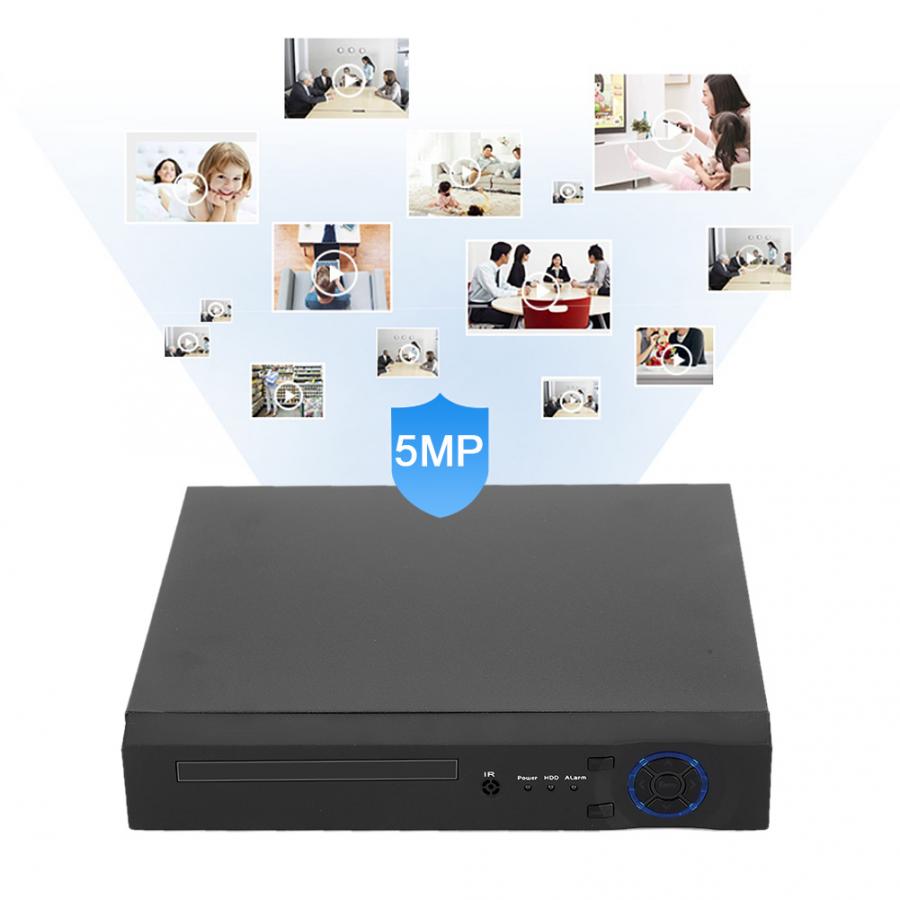 5MP HD 9CH H.265 NVR Net-Harddisk Digital Network Video Recorder for ONVIF 100-240V