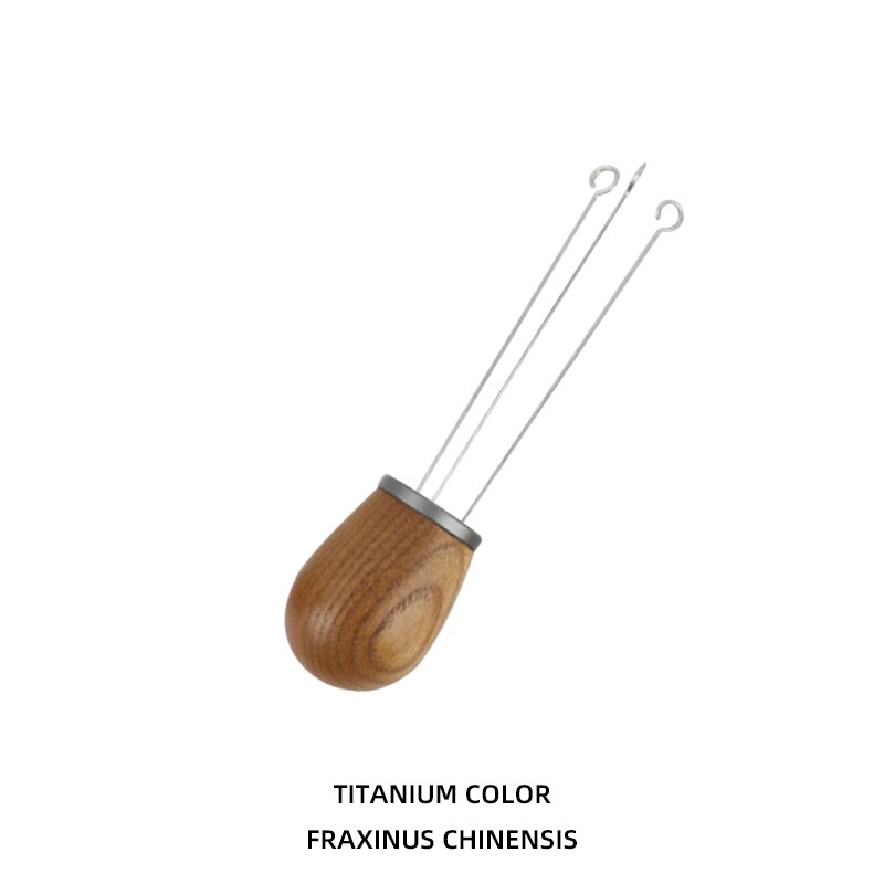 Solid Wood Handle Needle Coffee Tamper 3.2*13.9cm Coffee Tamper Distributor Leveler Tool Needle Type Coffee Powder Distributor: style7