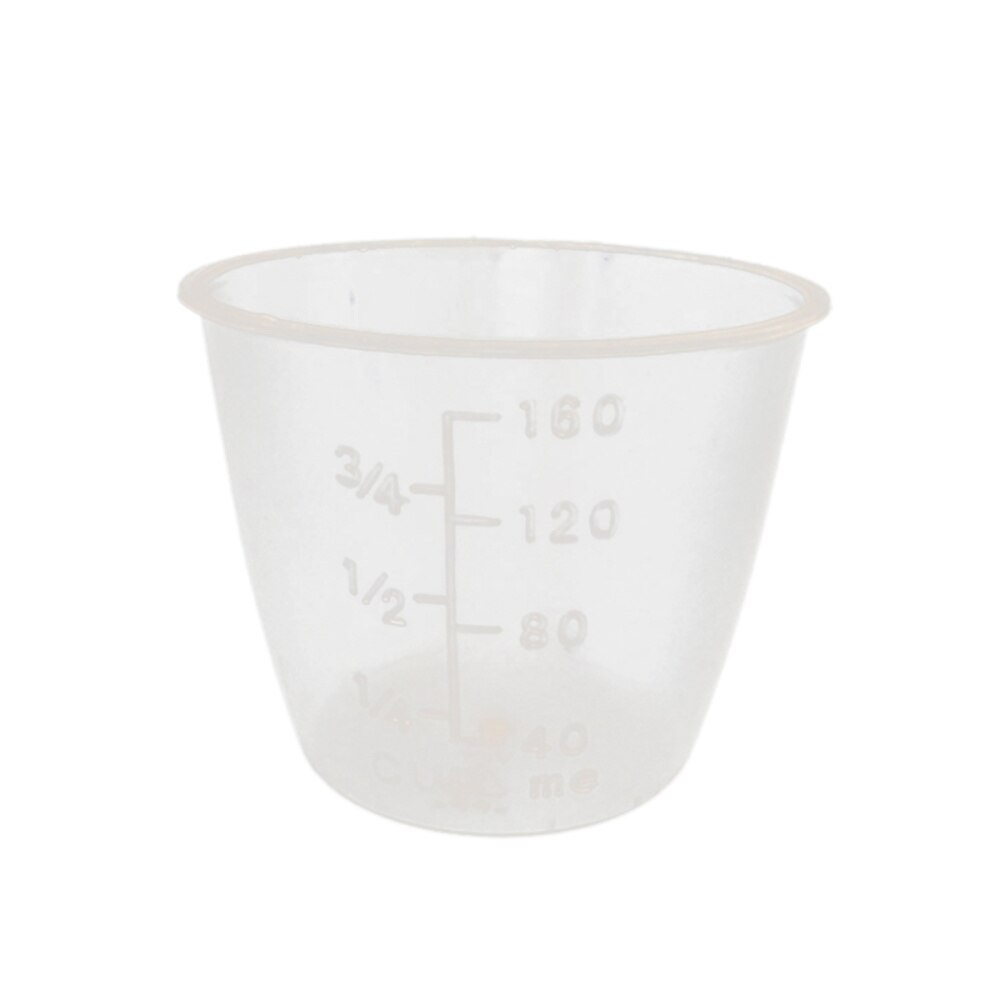 10 Stck Lebensmittel Klasse Kunststoff Reis Messbecher Reiskocher Messung Werkzeuge für Trockene und Flüssigen Zutaten (160ml)
