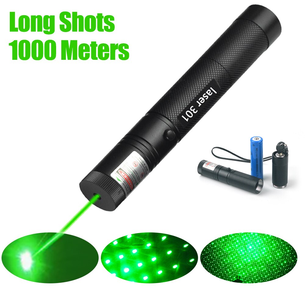 Caneta laser verde preto forte feixe visível ponto laser 2 cores poderoso laser ponto caneta vermelho verde laser