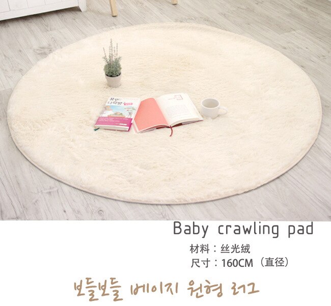 [TOP] Soft Cotton Kids Play Tent Rug Princess Playhouse Castle Home Crawling Toy Children Teepees Tipi house ( only the rug pad)