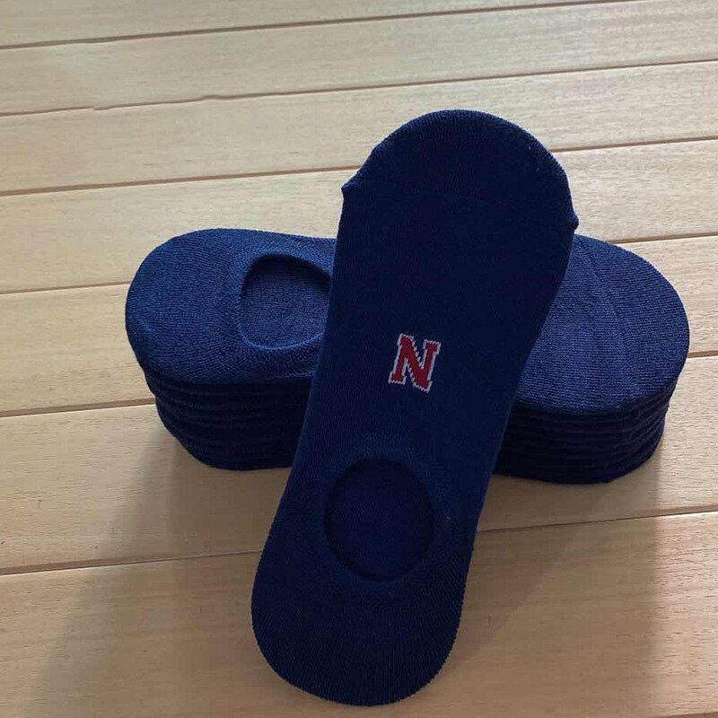 Sport Socks Boat Socks Autumn Invisible Socks Retro Trend Sport Socks men's/women's: N Navy