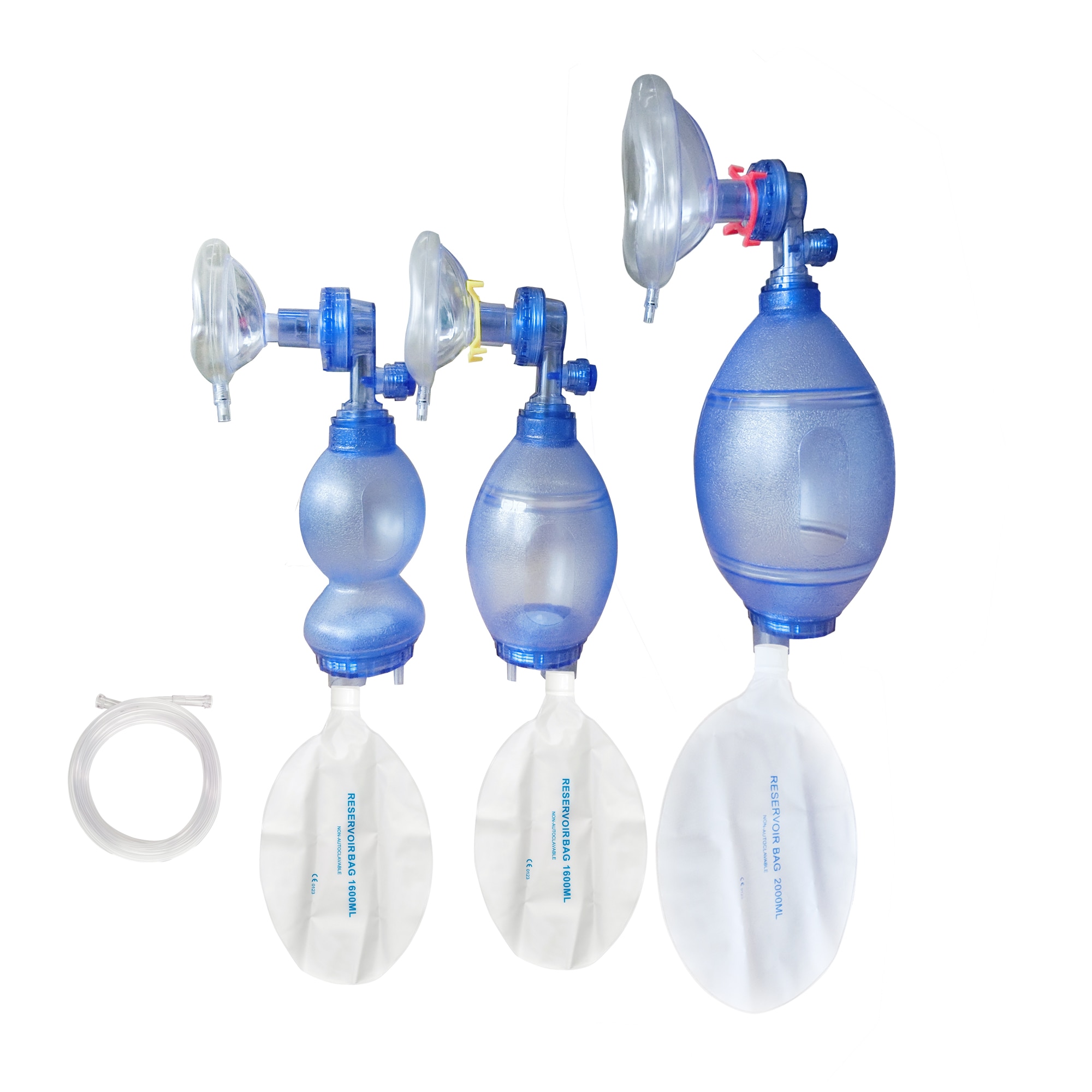 Bolsa de PVC libre de látex, Kit de rescate de emergencia, Reanimación Manual, bolsas de respiración de autoayuda simples, herramientas de primeros auxilios