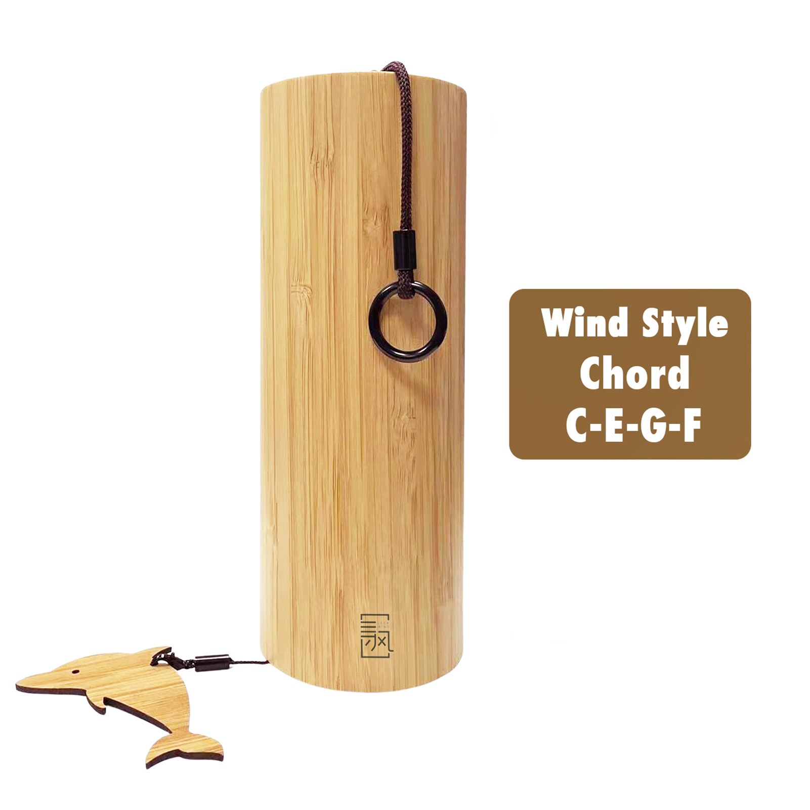 Chakra klockspel naturlig bambu vindspel meditation ackord vindklocka vindklocka för uteplats heminredning zen meditation avkoppling