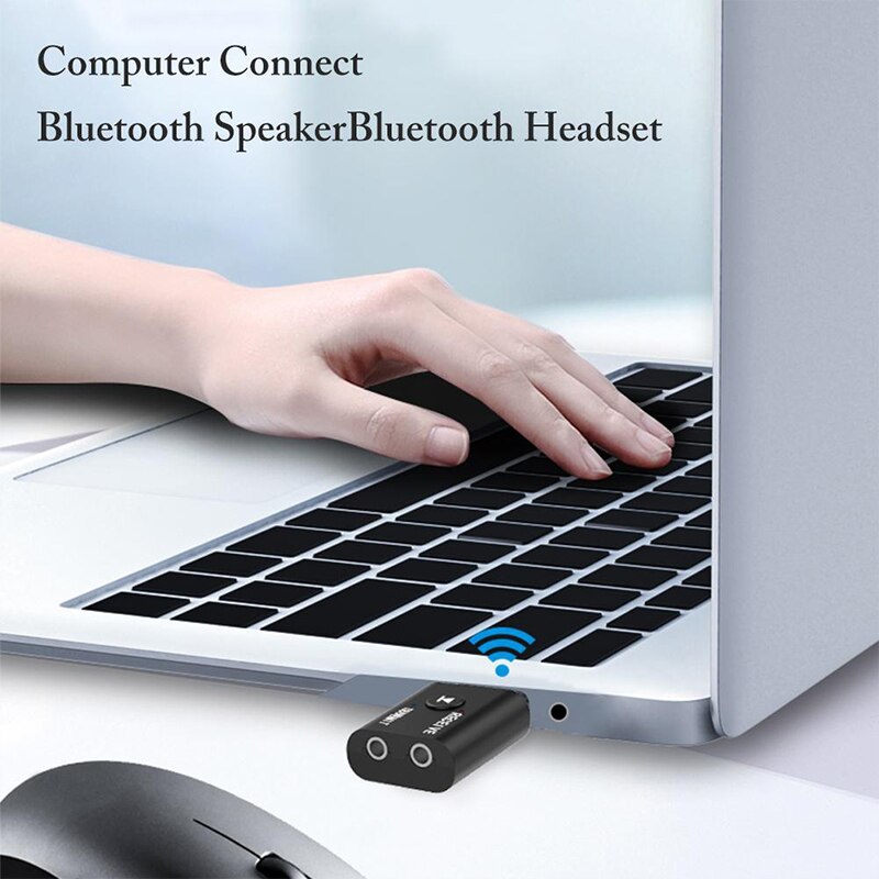 Usb Bluetooth 5.0 Zender Ontvanger 3 In 1 Edr Adapter Dongle 3.5 Mm Aux Voor Tv Pc Hoofdtelefoon Home Stereo auto Hifi Audio