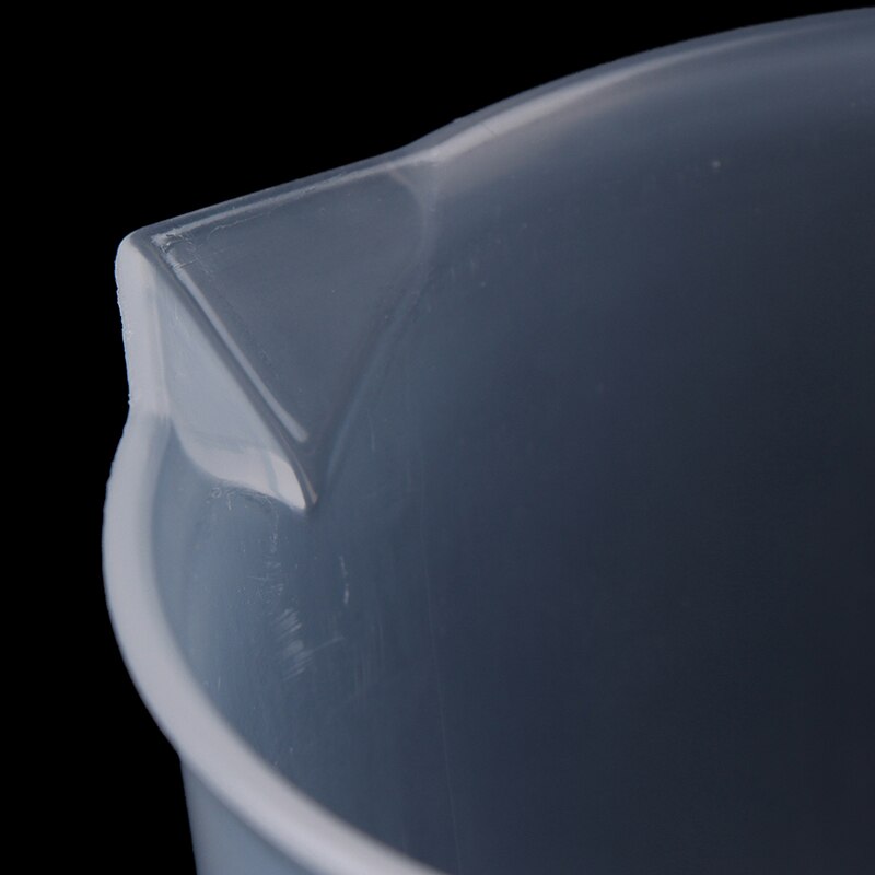 2 stk.  / 50ml-500ml gennemsigtig kop gennemsigtig plastmålebæger til køkkenredskaber til hjemmekøkken
