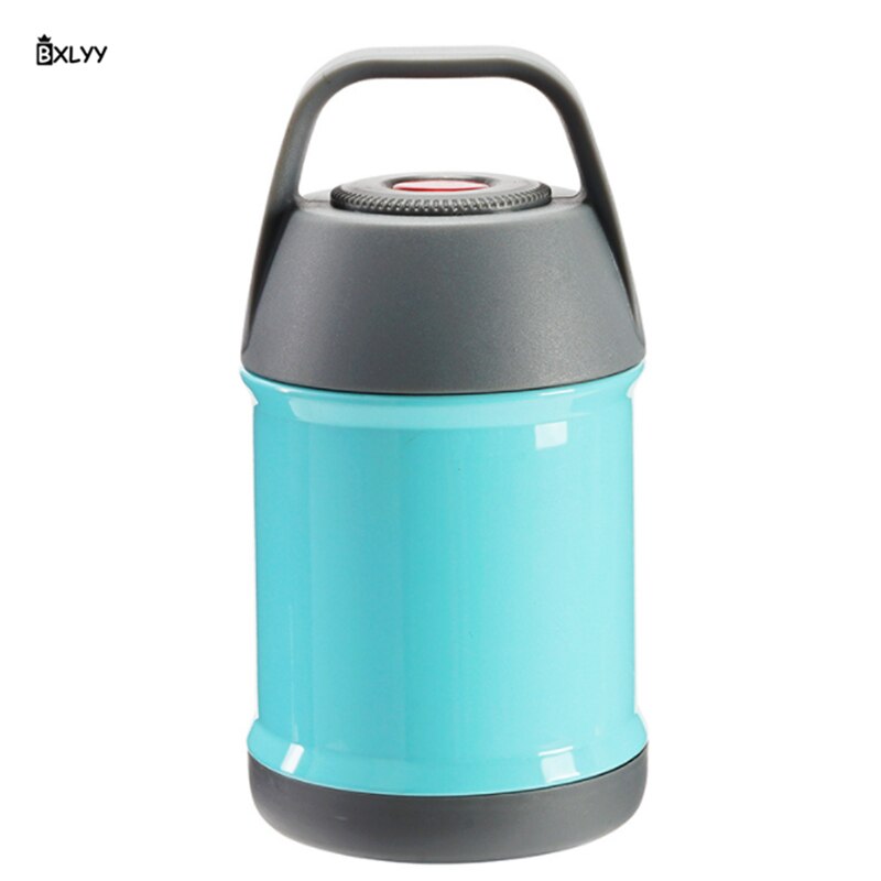 Gesmoorde Beker Dubbele Vacuüm Roestvrij Staal Gesmoorde Beker Draagbare Geïsoleerde Lunch Box Keuken Accessoires Voedsel Container.8z: 560ML / Blauw