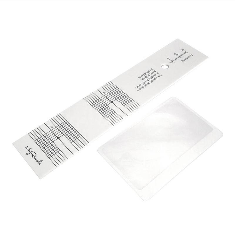 Overshoot Protractor Pickup Calibration Distance Gauge Vinyl Turntable Cartridge Record Phonograph Stylus Protractor Calibration: Default Title