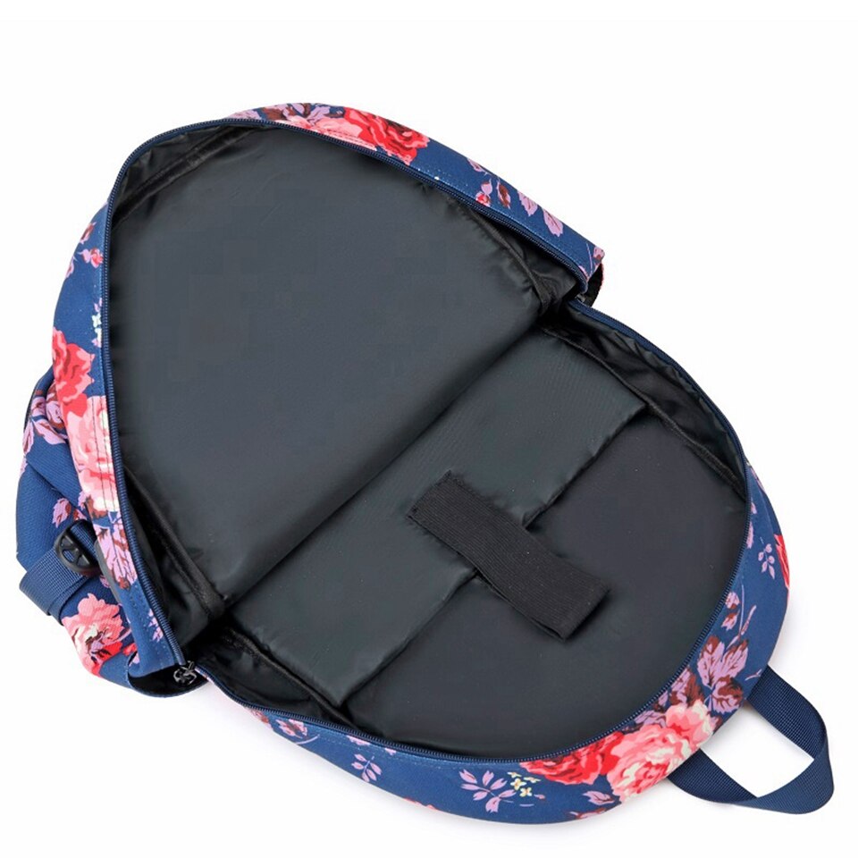 Bloemen laptop rugzak boekentas voor tieners college dagrugzak reistas waterafstotende middelbare schooltas rugzak voor meisjes vrouwen