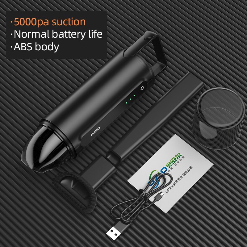 5000Pa voiture aspirateur sans fil Portable poche Super aspiration Mini aspirateurs pour voiture aspirateur AUTO intérieur nettoyage: XC60-C