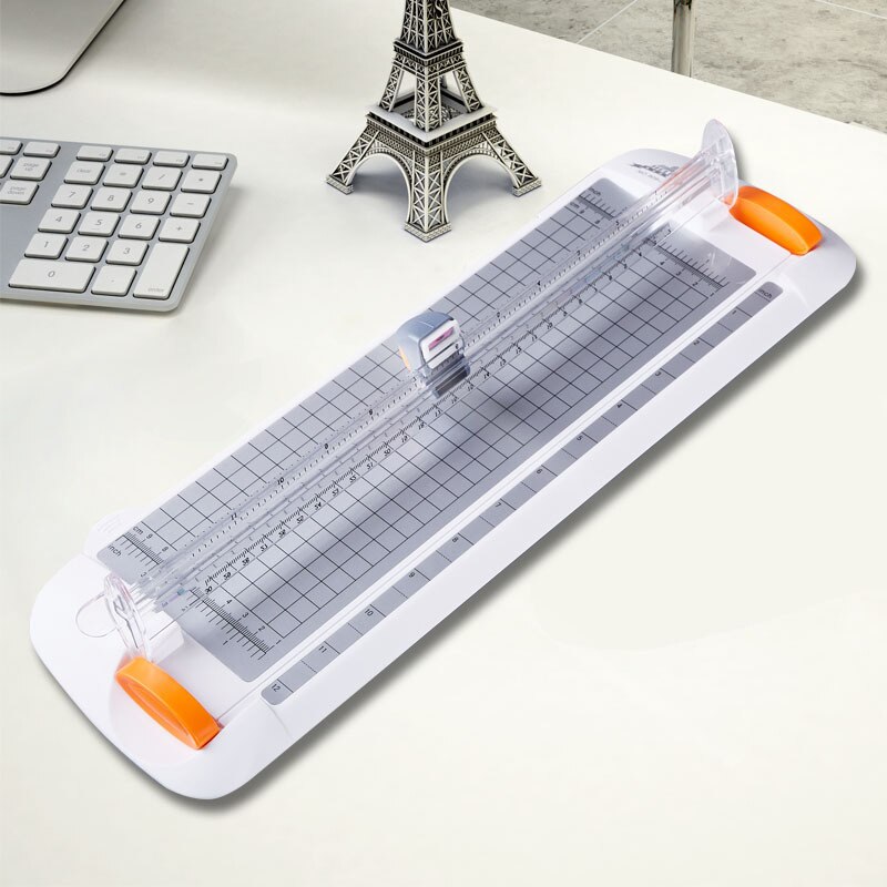909-2A/2B A4 Manual Paper Cutter Office Home Photo Cutting Folding Ruler Paper Cutting Machine Guillotine Trimmer 1pc: 909-2A