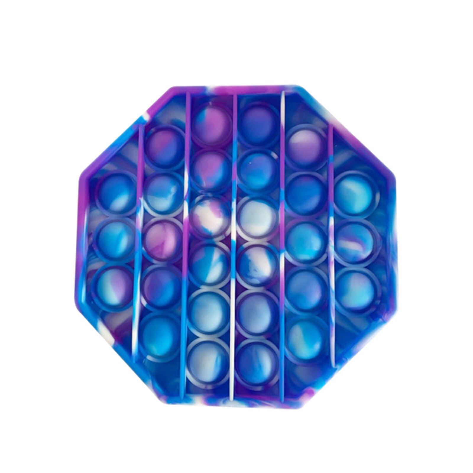 Push Pops Bubble Sensory Toy Autism Needs Squishy Stress Reliever Anxiety Anti-Stress POPIt Silicone Children Adult Desktop Game: E