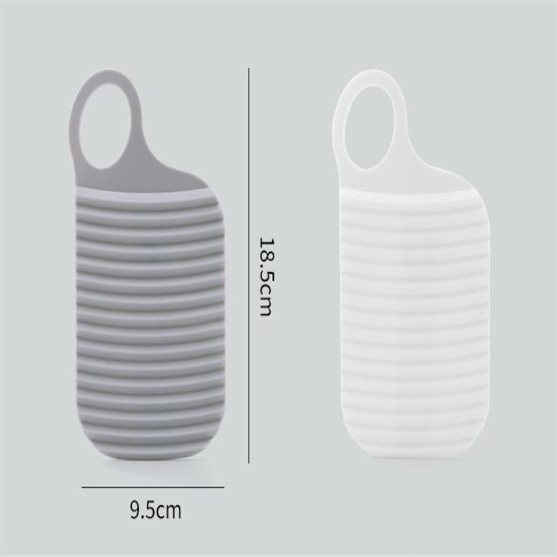 Mini lavadero grueso de viaje portátil para Hotel, accesorios para colada, baño, Tabla de lavar, herramientas de limpieza de ropa de plástico