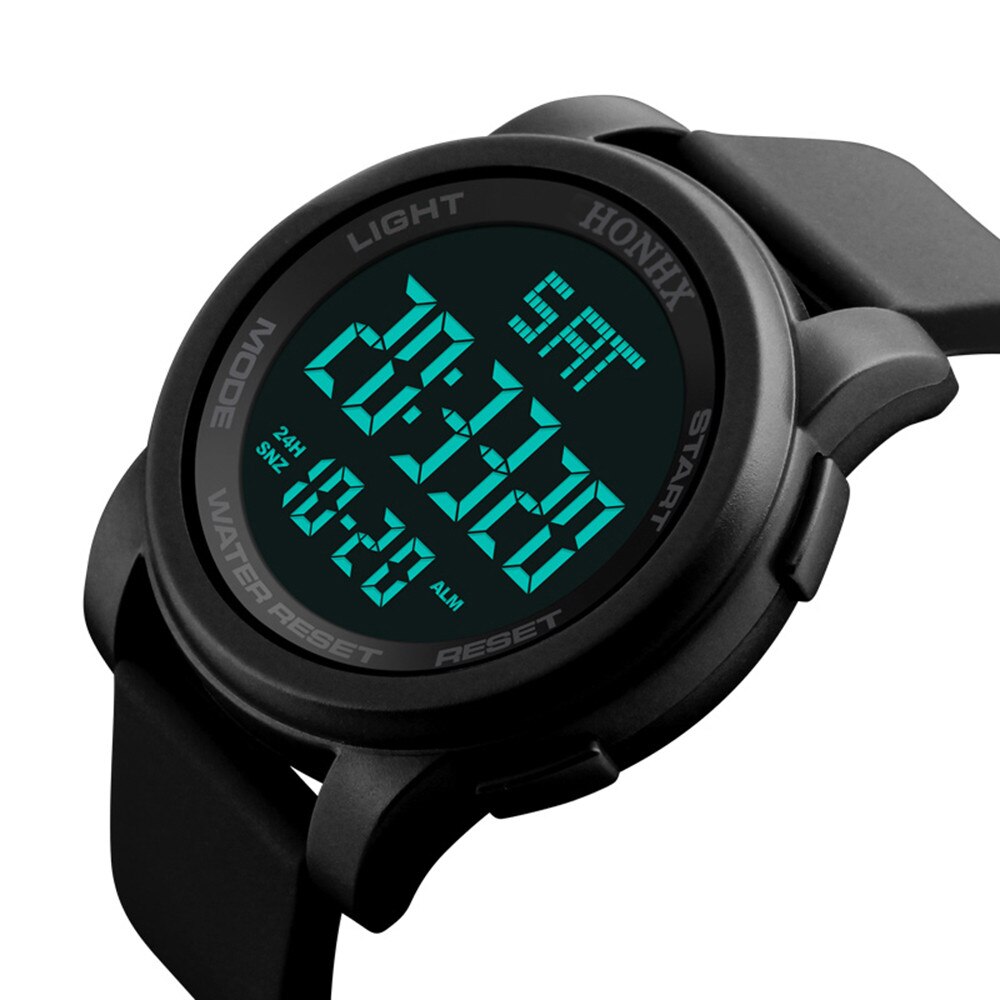Mode Waterdichte Digitale Horloge Outdoor Sport Horloge Mannen Multifunctionele Horloges Wekker Chrono 5bar Reloj Hombre # T1Q
