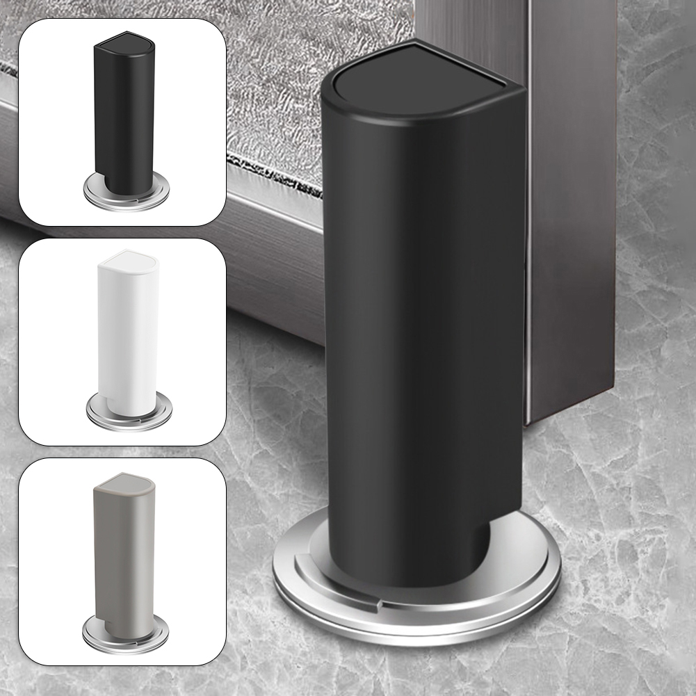 No Magnetic Silents Door Stop Adjustables Self Adhesive Door Holder Catch Anti-Collision Non-Punch-Nail Furniture Door Hardware