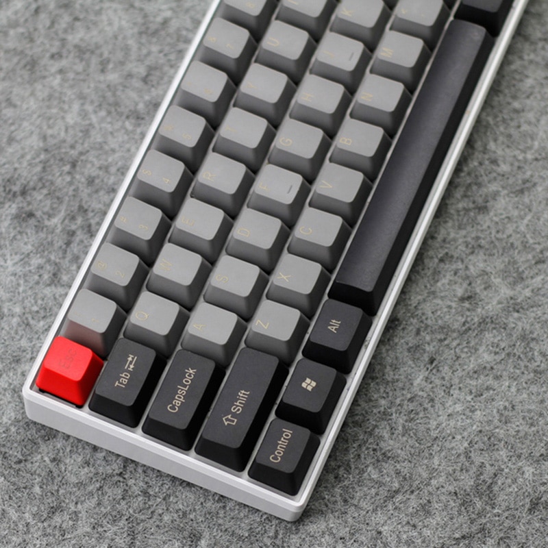 108 Keys PBT Keycap Black Gray Mixed Dolch Thick PBT OEM Profile For Cherry MX Switches Keyboard Keycap Add Mac Key