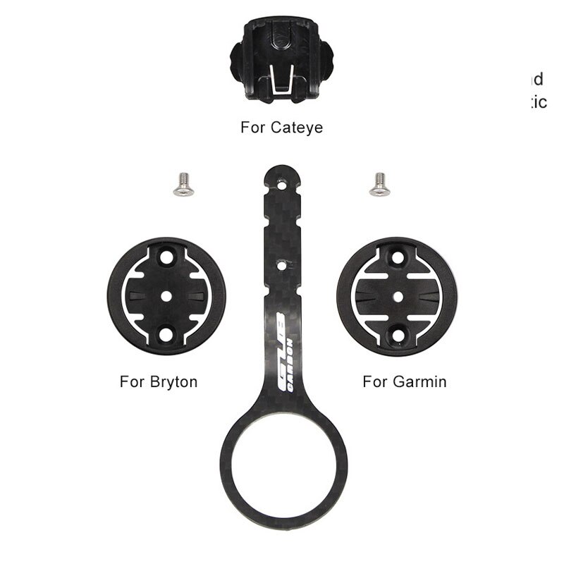 GUB Bicycle Computer 3K Carbon Fiber Holder For GARMIN Bryton Cateye Speedometers Stem Headset Steering Top Cap Install