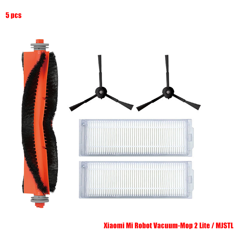 For XiaoMi Mi Robot Vacuum Mop 2 Lite / 2 Pro / MJSTL / MJST1SHW Main Side Brush Hepa Filter Mop Colth Spare Parts Accessories: light green